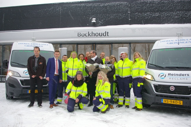 Nieuwe groengas bussen voor Dierenambulance Groningen!