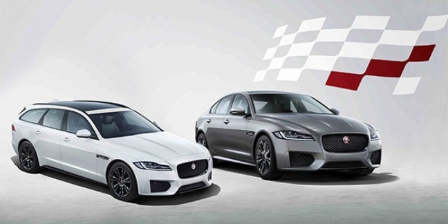 JAGUAR lanceert XF en XF sportbrake chequered flag