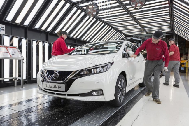 Productieaantal Nissan LEAF overstijgt die van iconische Bluebird in Sunderland