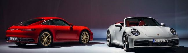 Porsche breidt 911-familie uit met Carrera Coupé en Carrera Cabriolet