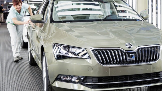 &Scaron;KODA bouwt 500.000ste derde-generatie SUPERB