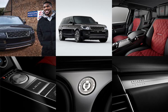 Unieke Range Rover SVAutobiography voor wereldkampioen zwaargewicht Anthony Joshua