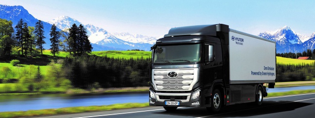 Waterstoftrucks van Hyundai gaan Europa veroveren