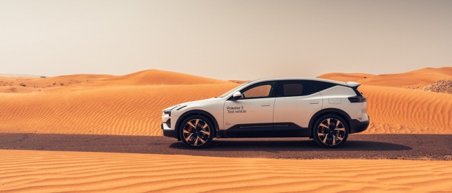 Ontwikkeling Polestar 3 bijna afgerond na succesvolle hittetests