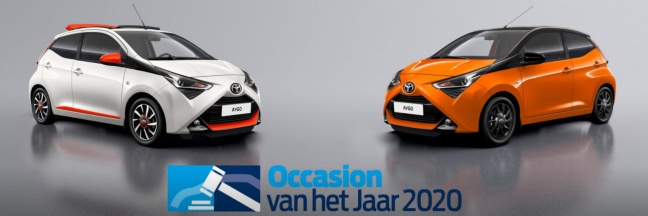 Toyota AYGO uitgeroepen tot Occasion van het Jaar 2020