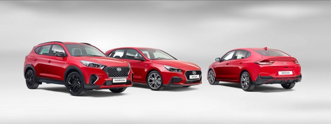 Hyundai i30 5-deurs, i30 Fastback en Tucson nu ook in een supersportieve N Line-uitvoering