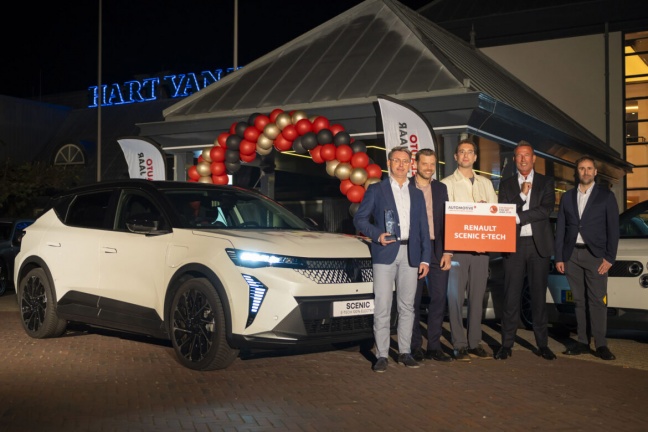 Renault Scenic E-Tech electric uitgeroepen tot ‘Zakenauto van het jaar 2026&#039;