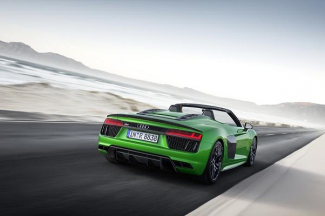 R8 Spyder V10 plus: de allersnelste open Audi ooit