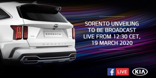 Kia onthult nieuwe Sorento via Facebook livestream