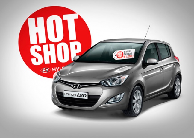 Hyundai presenteert Hot Shop - scherpe deals bij Hyundai-dealer Autobedrijf Bockhoudt b.v.
