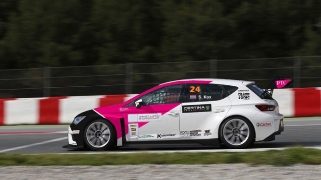 St&eacute;phane Kox &ndash; dochter van coureur Peter Kox &ndash; op Spa-Francorchamps van start in SEAT Leon Eurocup