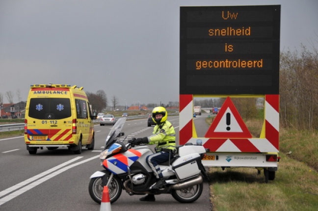 Minder extreme hardrijders op A7