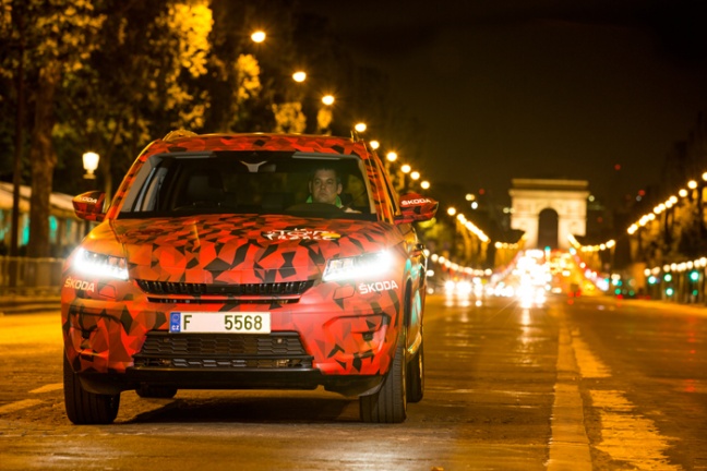 ŠKODA KODIAQ inspecteert slotetappe Tour de France