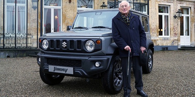 Suzuki Jimny verjaardagscadeau voor 90-jarige