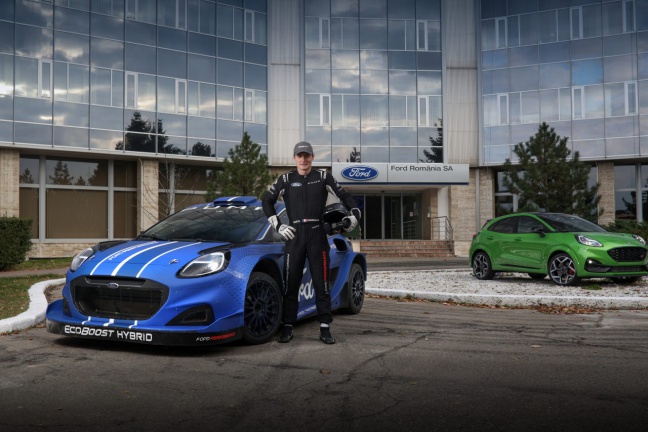 Miljoenste auto geproduceerd in Ford fabriek Craiova gevierd met spectaculaire M-Sport Ford Puma Rally1 video