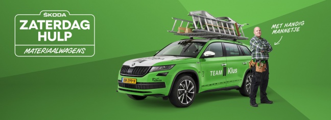 De materiaalwagens van &Scaron;KODA: nu ook voor zaterdag-klussers