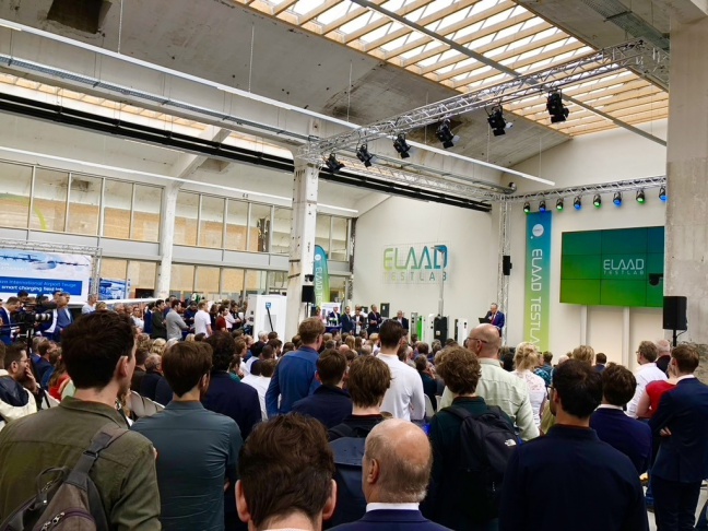 EVBox-laadstations bij koninklijke opening van het nieuwe testcentrum van ElaadNL