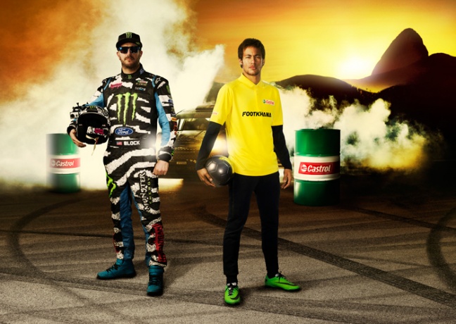 Castrol Footkhana: Neymar JR versus Ken Block