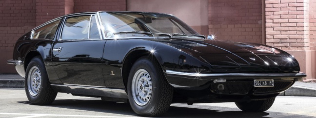 Maserati viert 50e verjaardag eerste afgeleverde Indy coup&eacute;