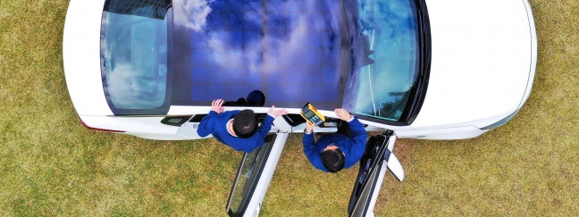 Hyundai onthult oplaadsysteem op zonne-energie voor toekomstige ge&euml;lektrificeerde auto's