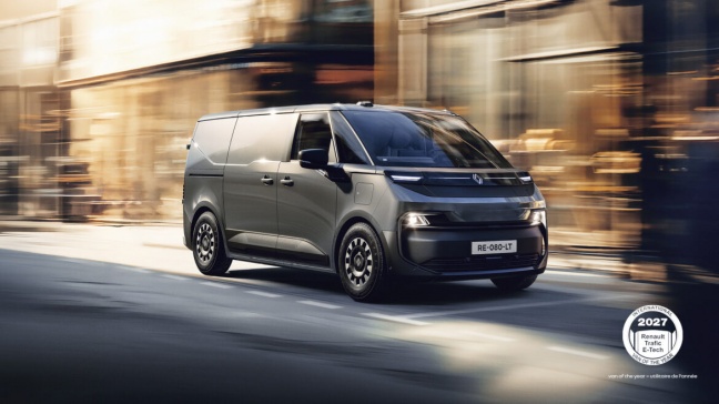 Renault Trafic Van E-Tech electric verkozen tot Van Of The Year