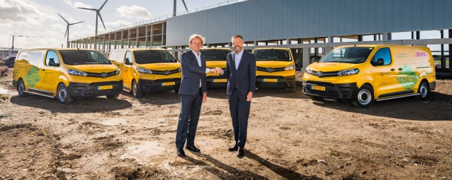 DHL Parcel zorgt met 400 Toyota’s Proace Electric voor verdere elektrificatie van de bezorgvloot