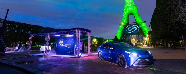 Toyota’s Fuel Cell-technologie zet Eiffeltoren duurzaam in het licht