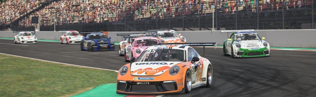 Larry ten Voorde als leider naar volgende ronde Porsche Mobil 1 Supercup Virtual Edition