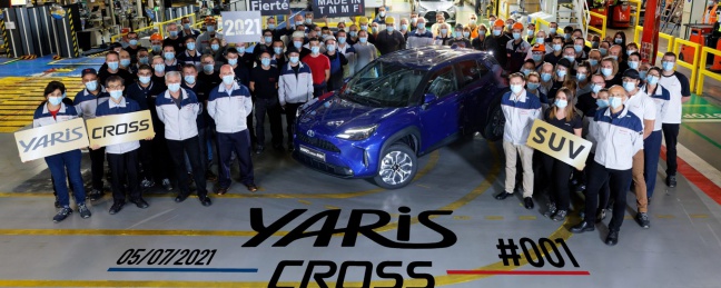 Toyota begint productie van nieuwe Yaris Cross