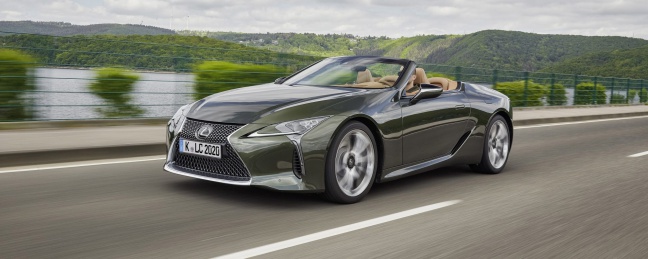 Nieuwe LEXUS LC 500 CONVERTIBLE: Compromisloos open rijplezier