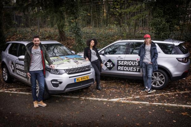 LAND ROVER ook in 2017 partner 3FM Serious Request en Rode Kruis