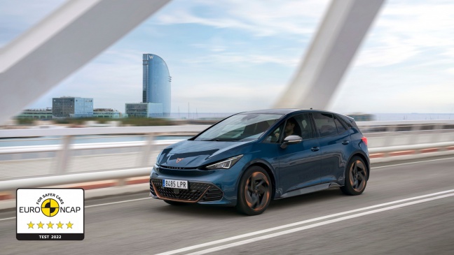 Elektrische CUPRA Born scoort maximaal in veiligheid