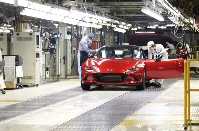 Mazda start met productie nieuwe MX-5